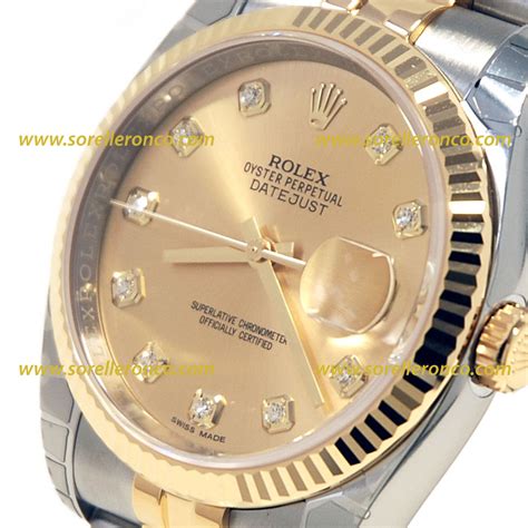 prezzo rolex oro con diamanti|Rolex datejust 36 prezzo.